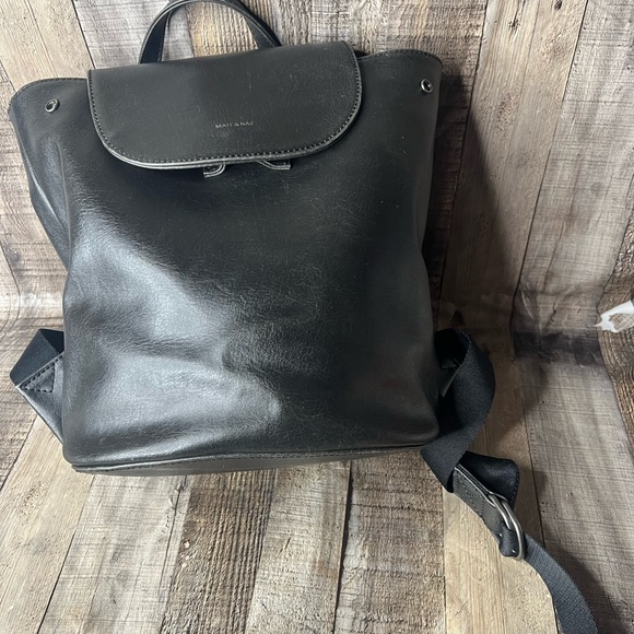 Matt & Nat Black Vegan leather Backpack - Picture 14 of 16